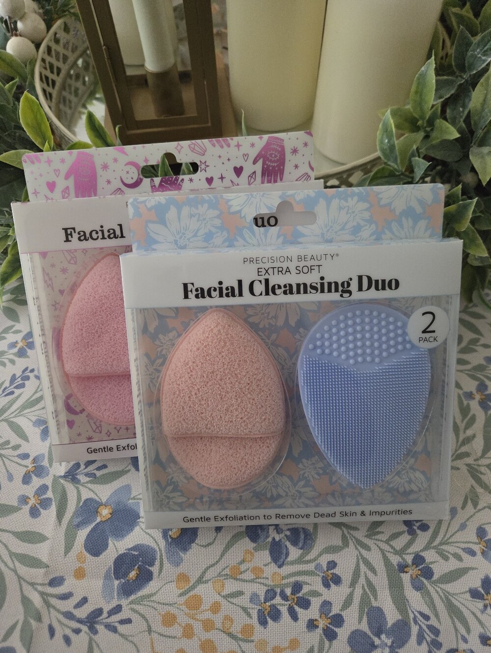 Precision Beauty Pink & Blue Facial Cleansing Duo - 2 Pack